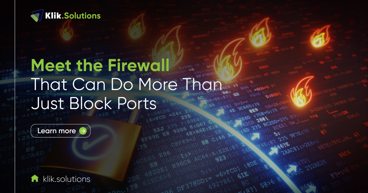 Meet the Firewall That Can Do More Than Just Block Ports