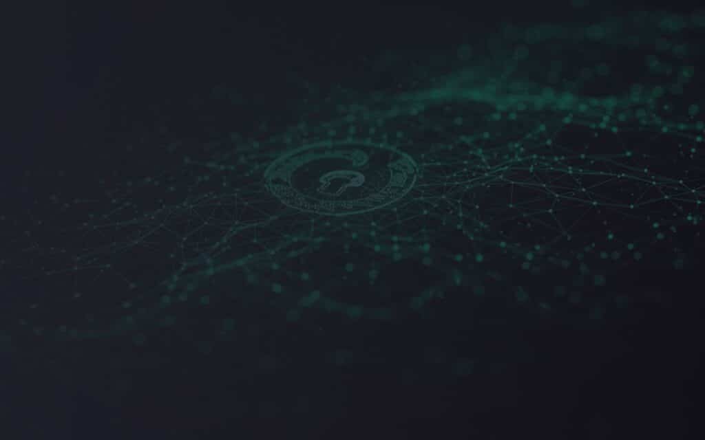 Cybersecurity background image representing data protection and threat prevention for businesses