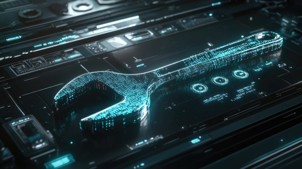 Why "More Tools" Didn't Improve Their Data — And What Actually Did 4 closeup wrench composed binary code resting circuit board