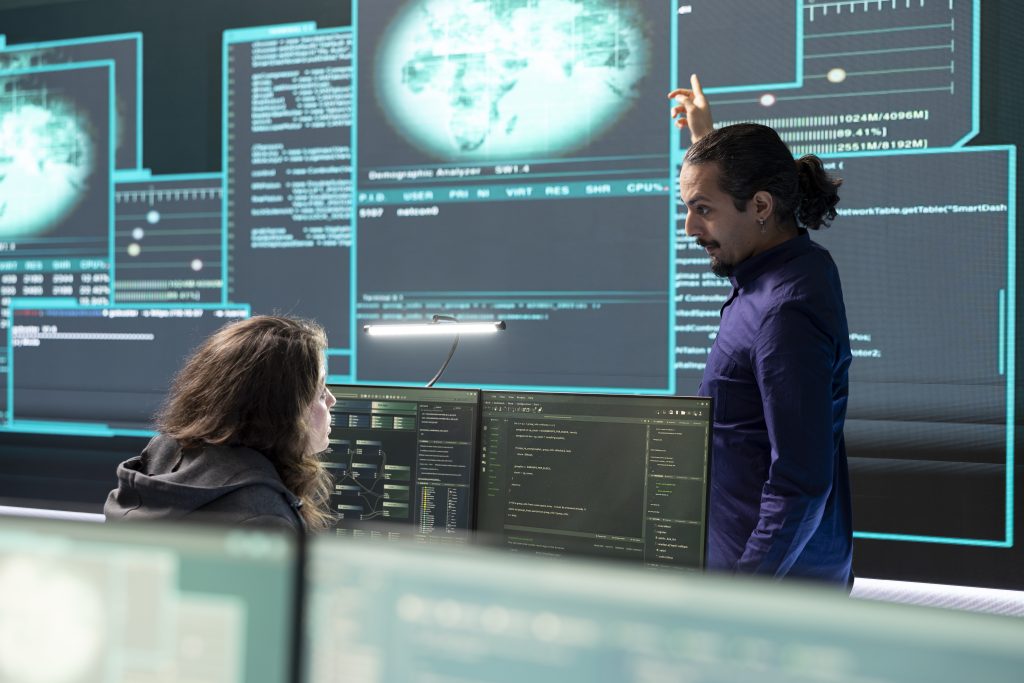 How Company Culture Quietly Impacts Cybersecurity Risk 5 cyber operations center with governmental hackers working digital security