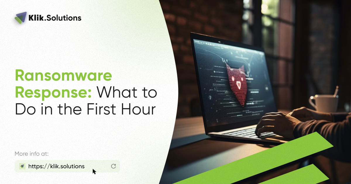 Ransomware Response: What to Do in the First Hour 